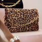 Love Laura Chain Detail Bag In Leopard Print