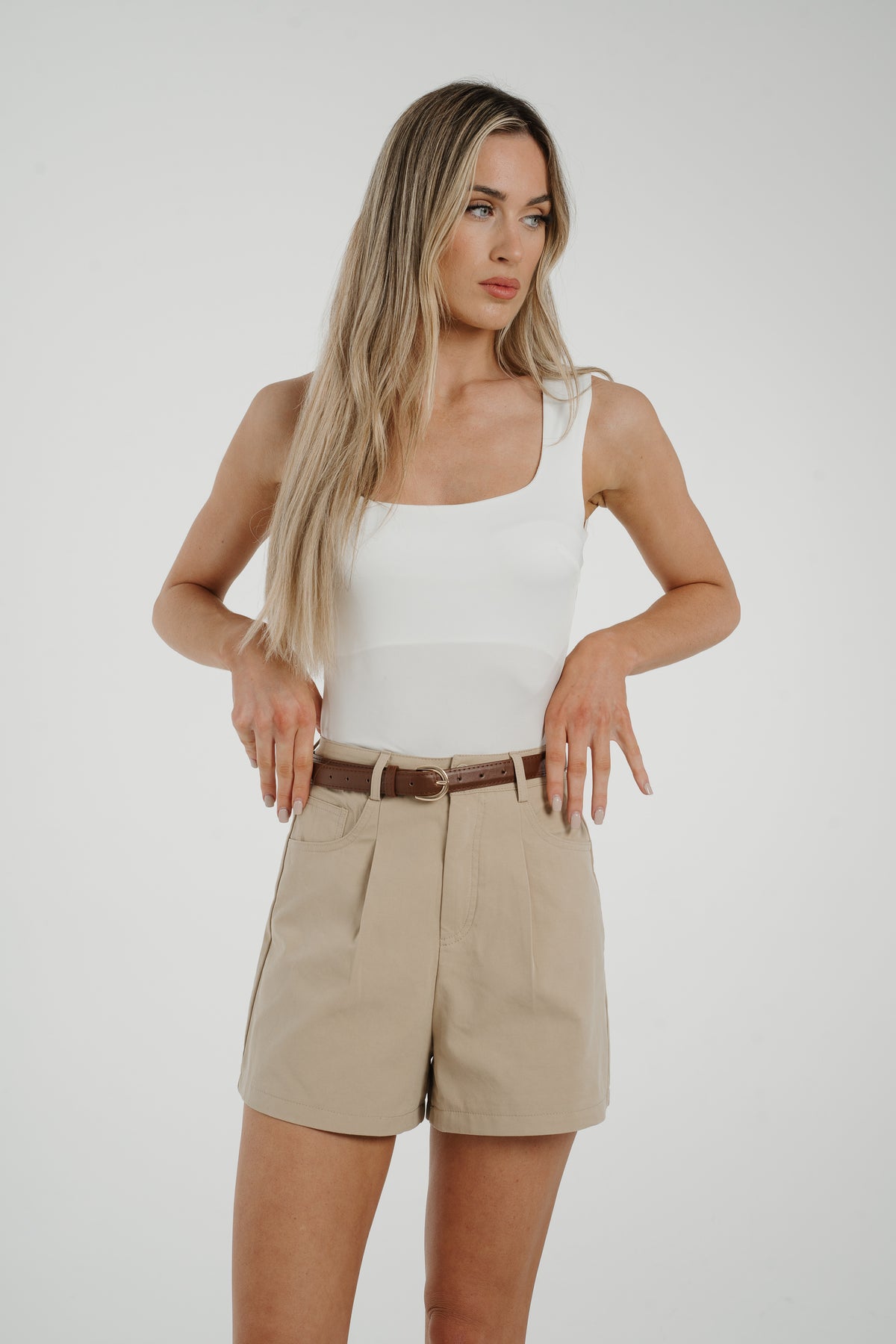 Holly Shorts In Neutral