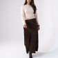 Love Laura Slip Skirt In Chocolate