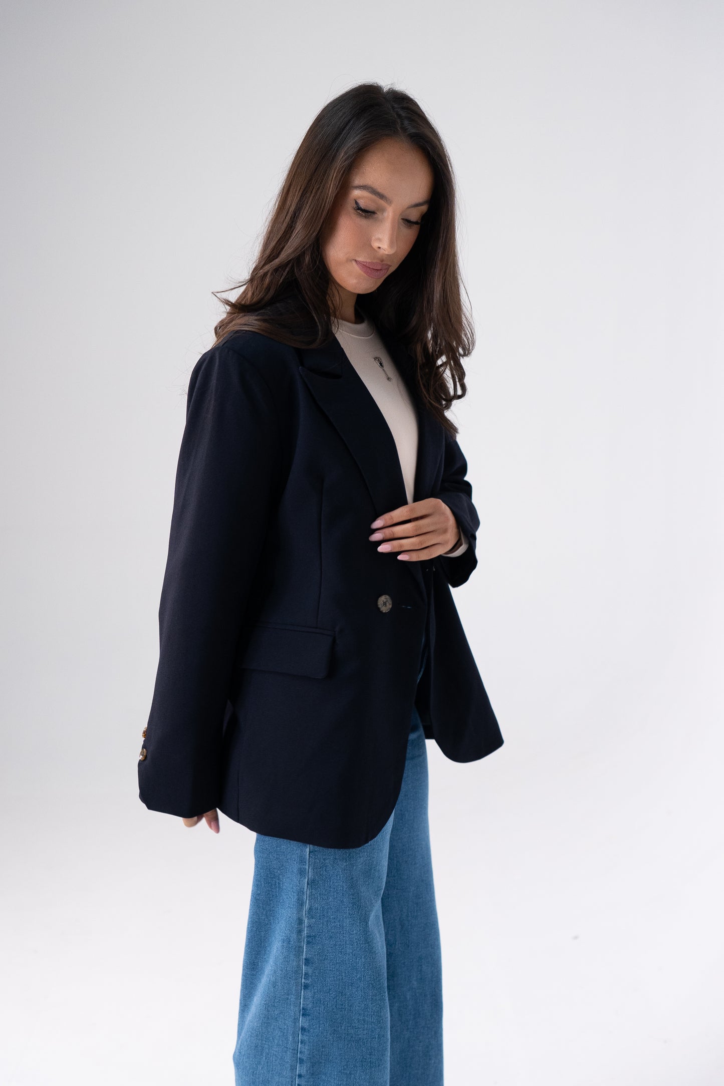 Love Laura Blazer In Navy