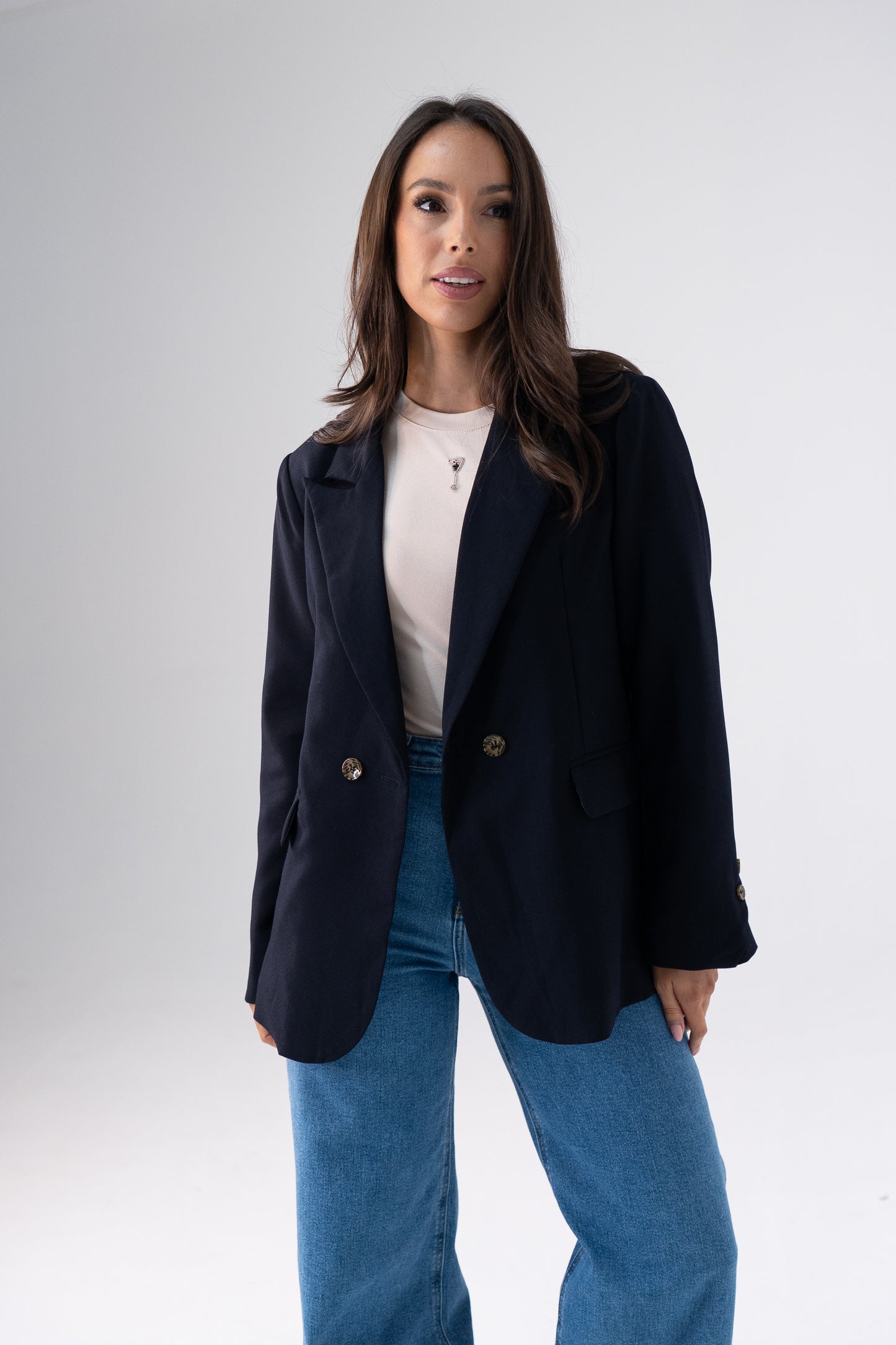 Love Laura Blazer In Navy