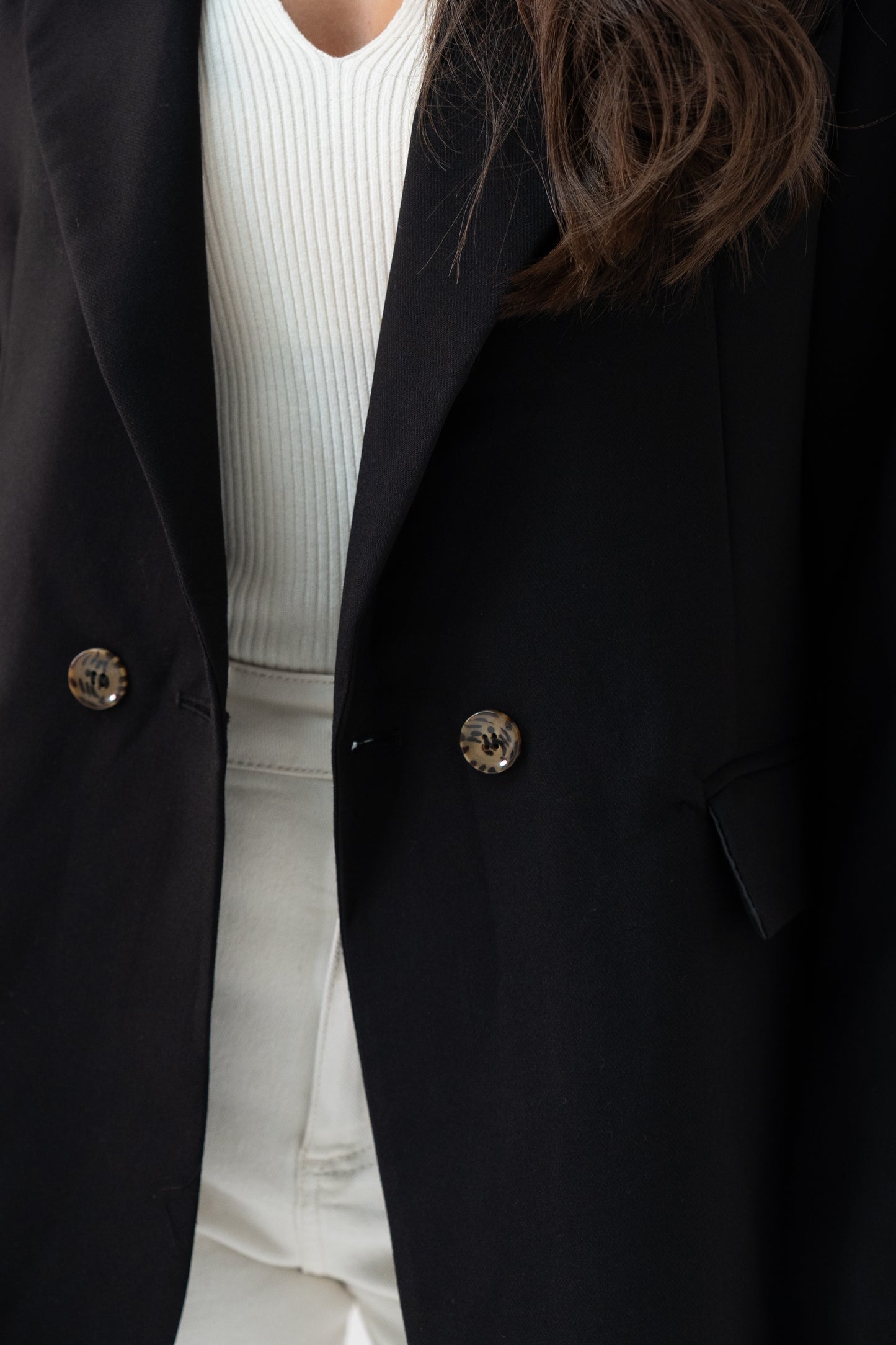 Love Laura Blazer In Black