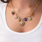 Polly Celestial Charm Necklace In Gold