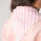 Polly Stripe Knit Neck Scarf In Pink