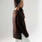 Ella V-Neck Jumper In Chocolate