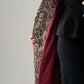 Love Laura Burgundy Lined Coat In Leopard