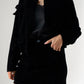 Daisy Velvet Jacket In Black