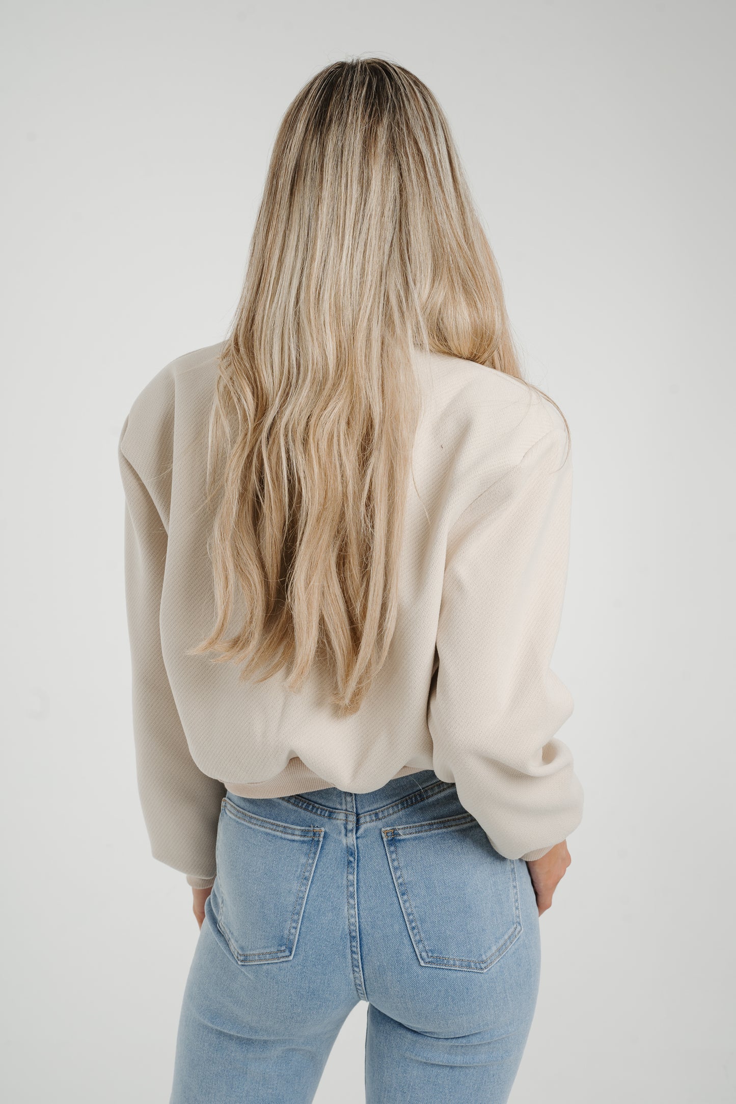 Caitlyn Bomber Jacket In Neutral