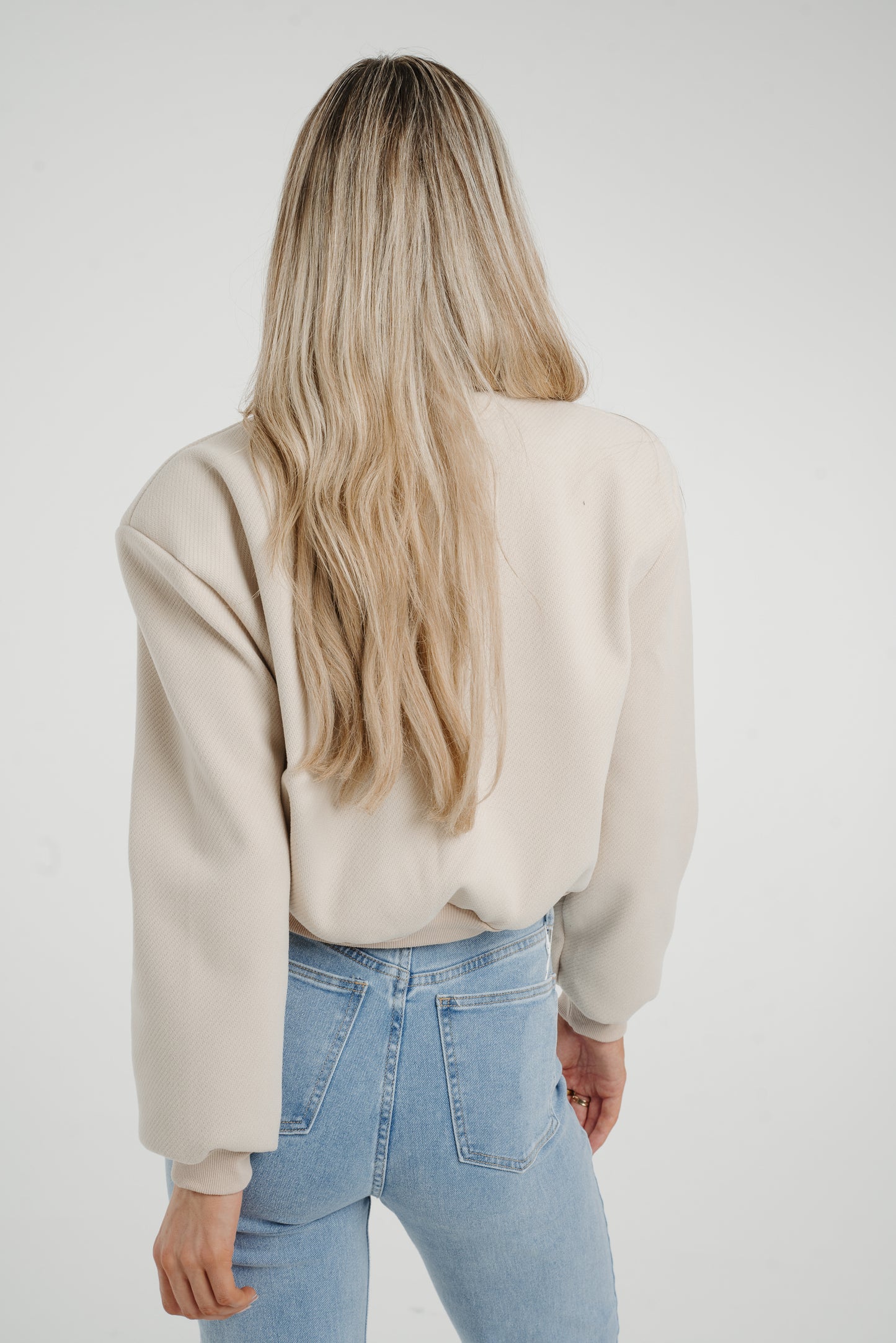 Caitlyn Bomber Jacket In Neutral