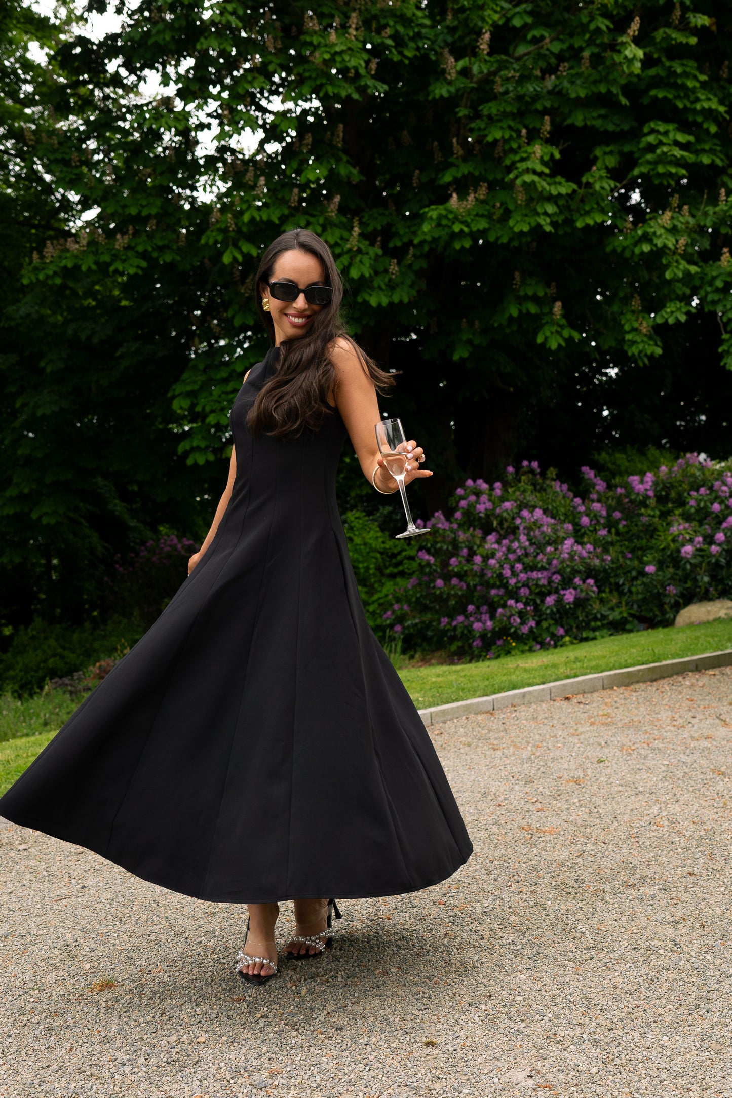 Love Laura Forever Dress In Black