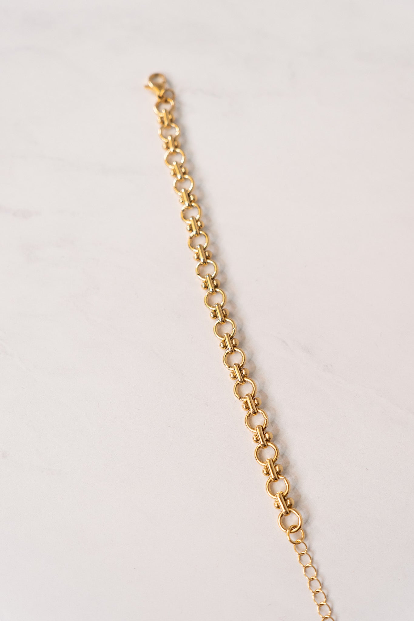 Olive Linked Bracelet In Gold