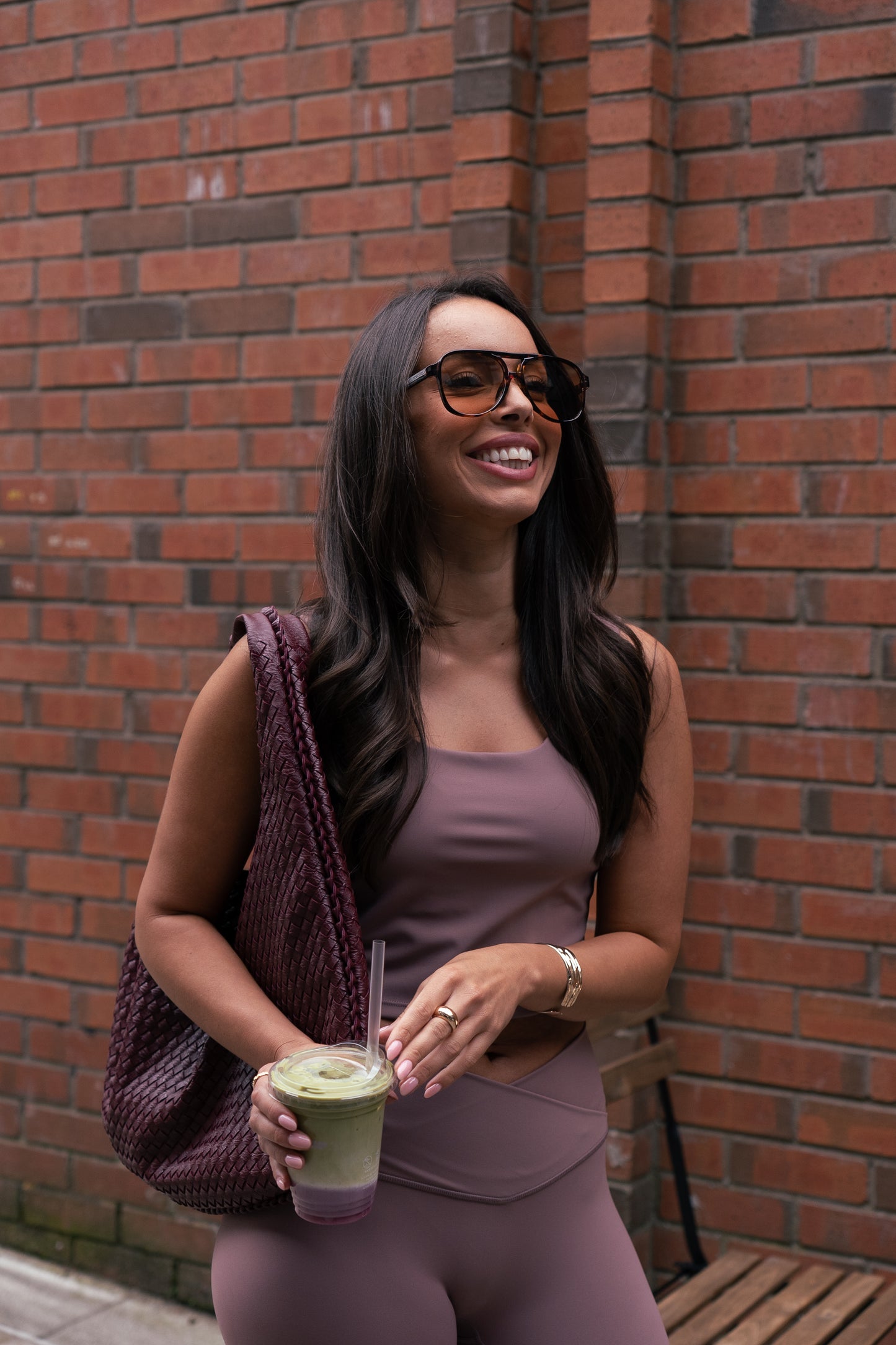 Love Laura Leisure Top In Mauve