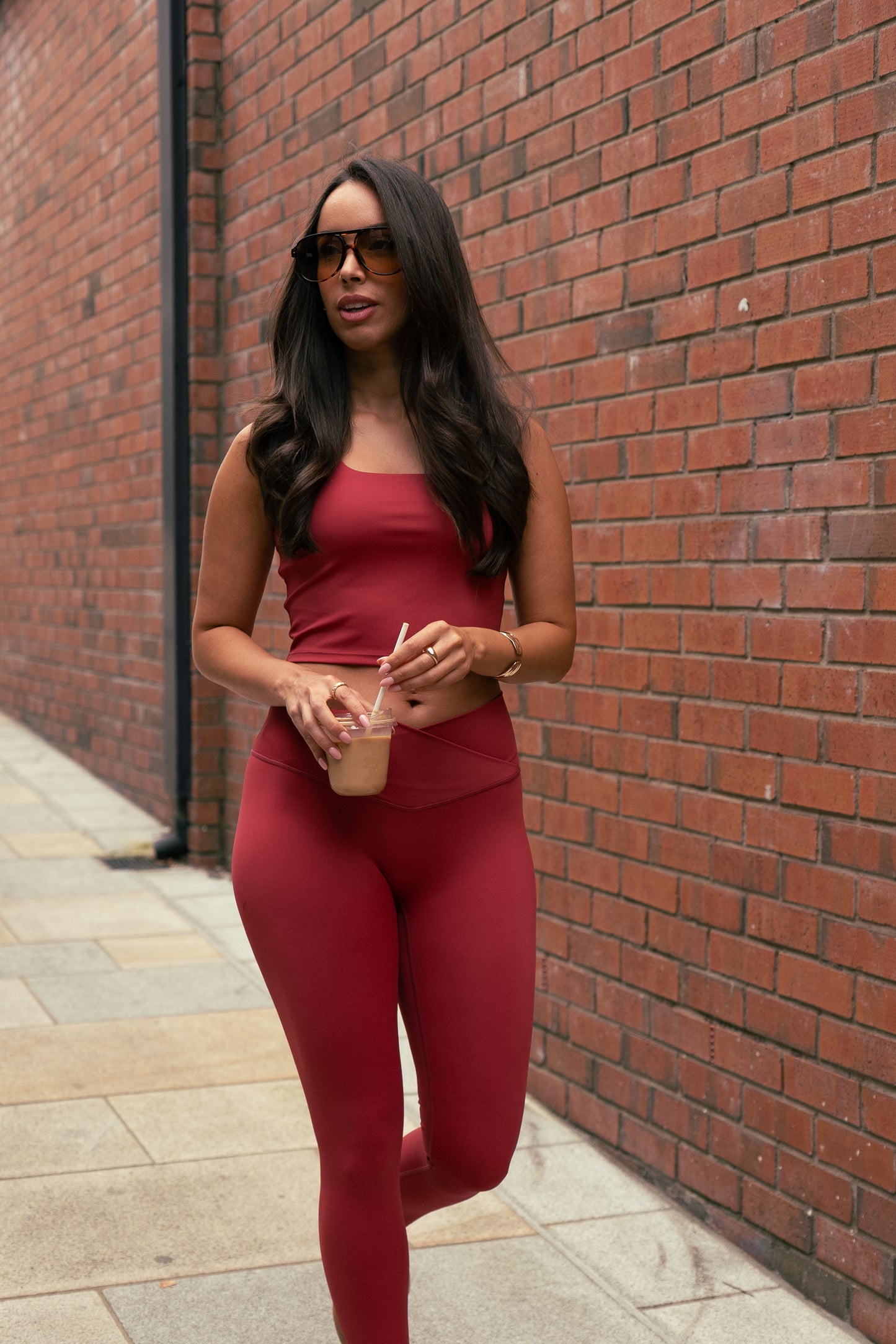 Love Laura Leggings In Red