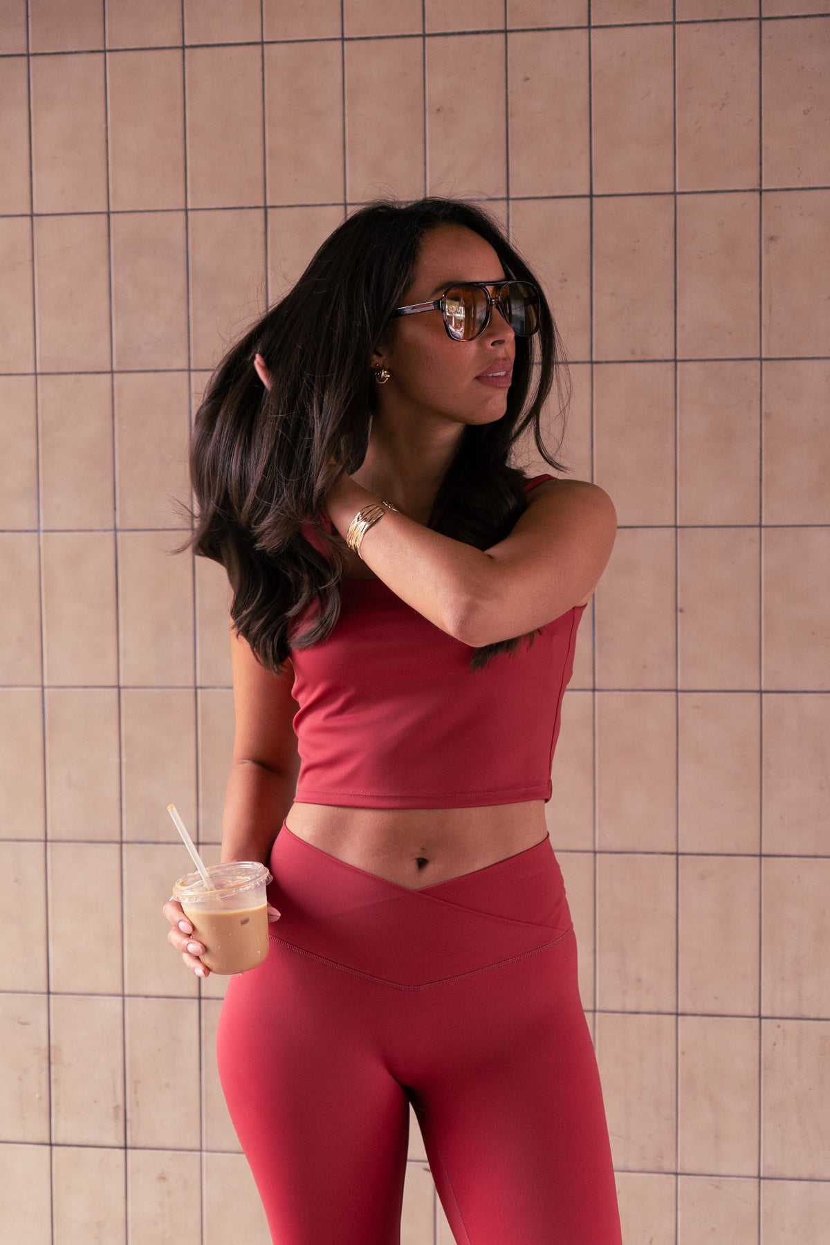Love Laura Leisure Top In Red