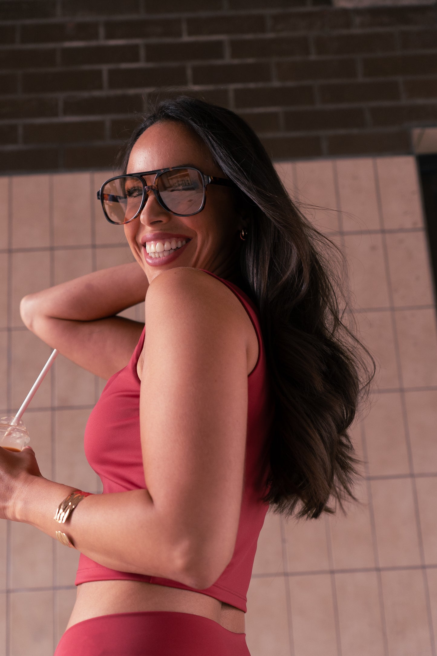 Love Laura Leisure Top In Red