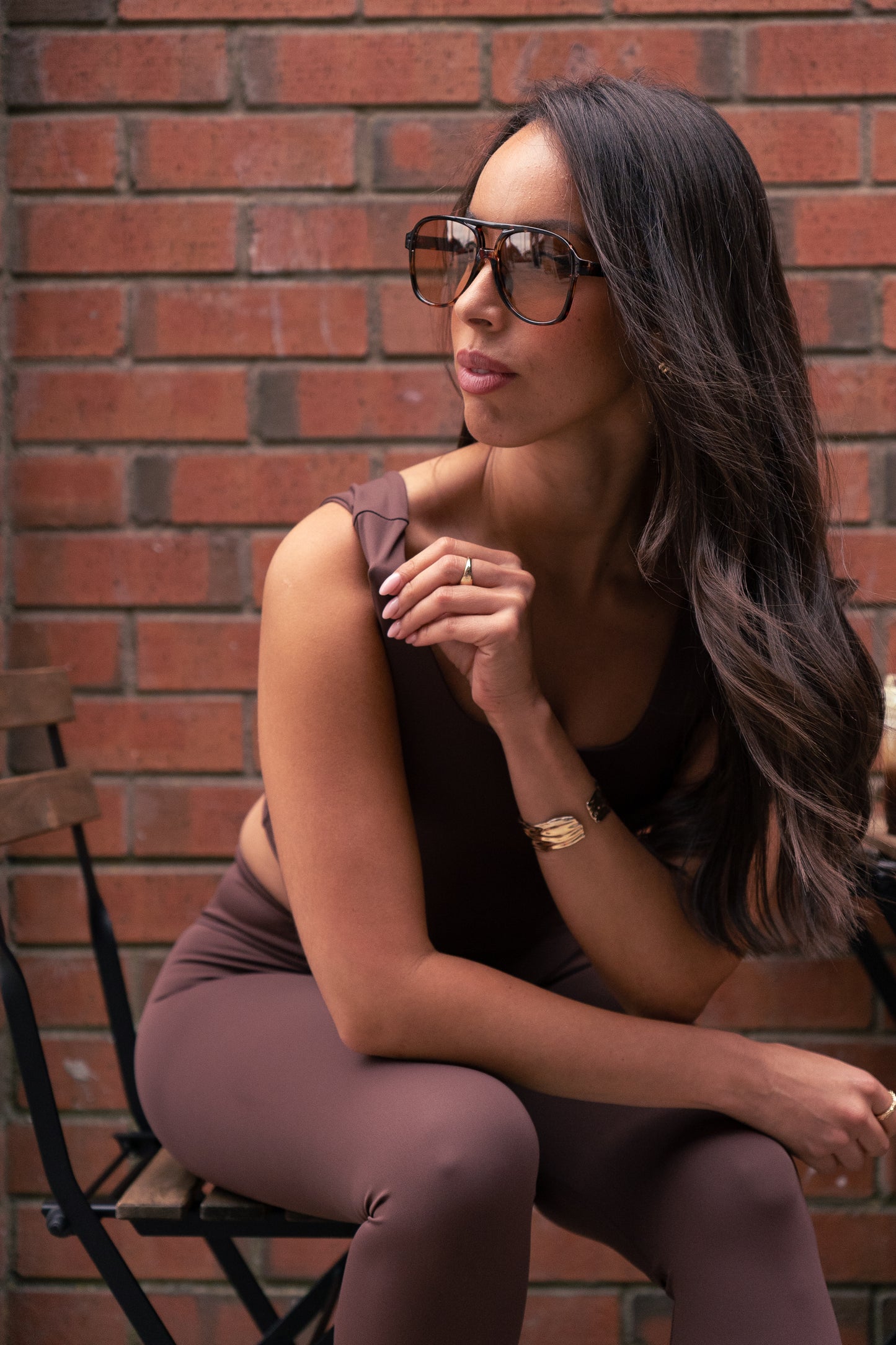 Love Laura Leggings In Chocolate