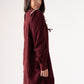 Kendra Corduroy Dress In Bordeaux