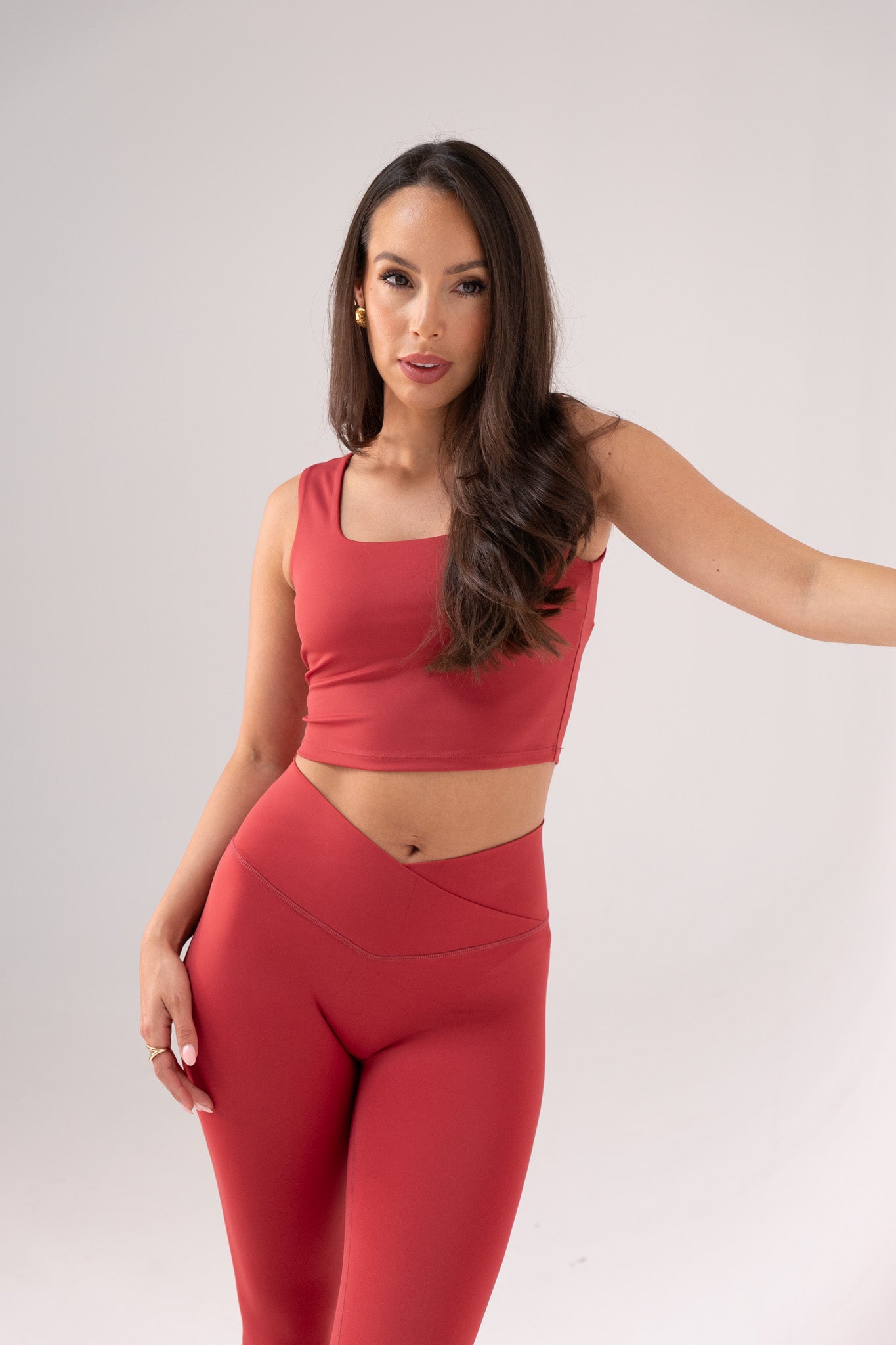 Love Laura Leggings In Red