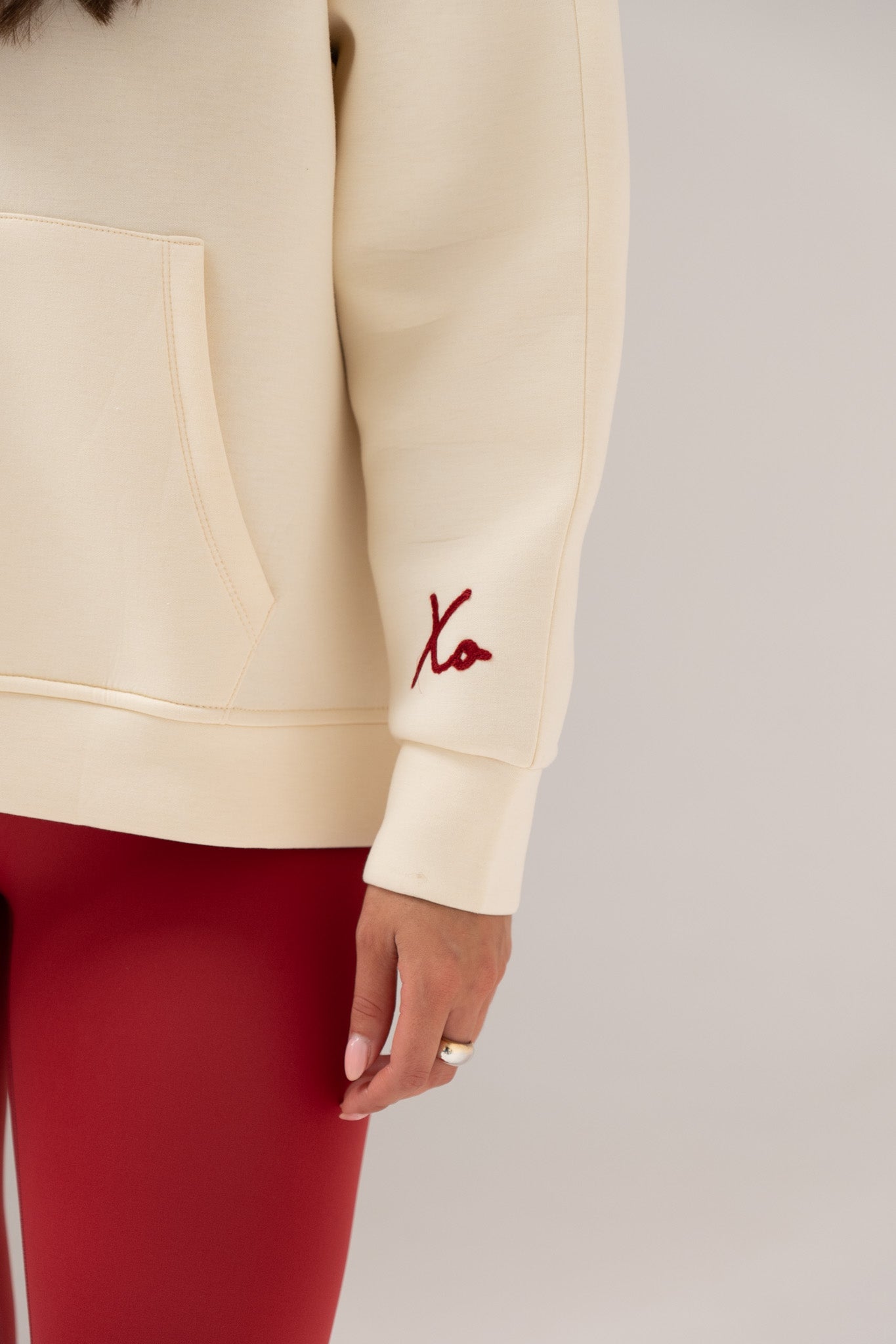 Love Laura Hoodie In Cream