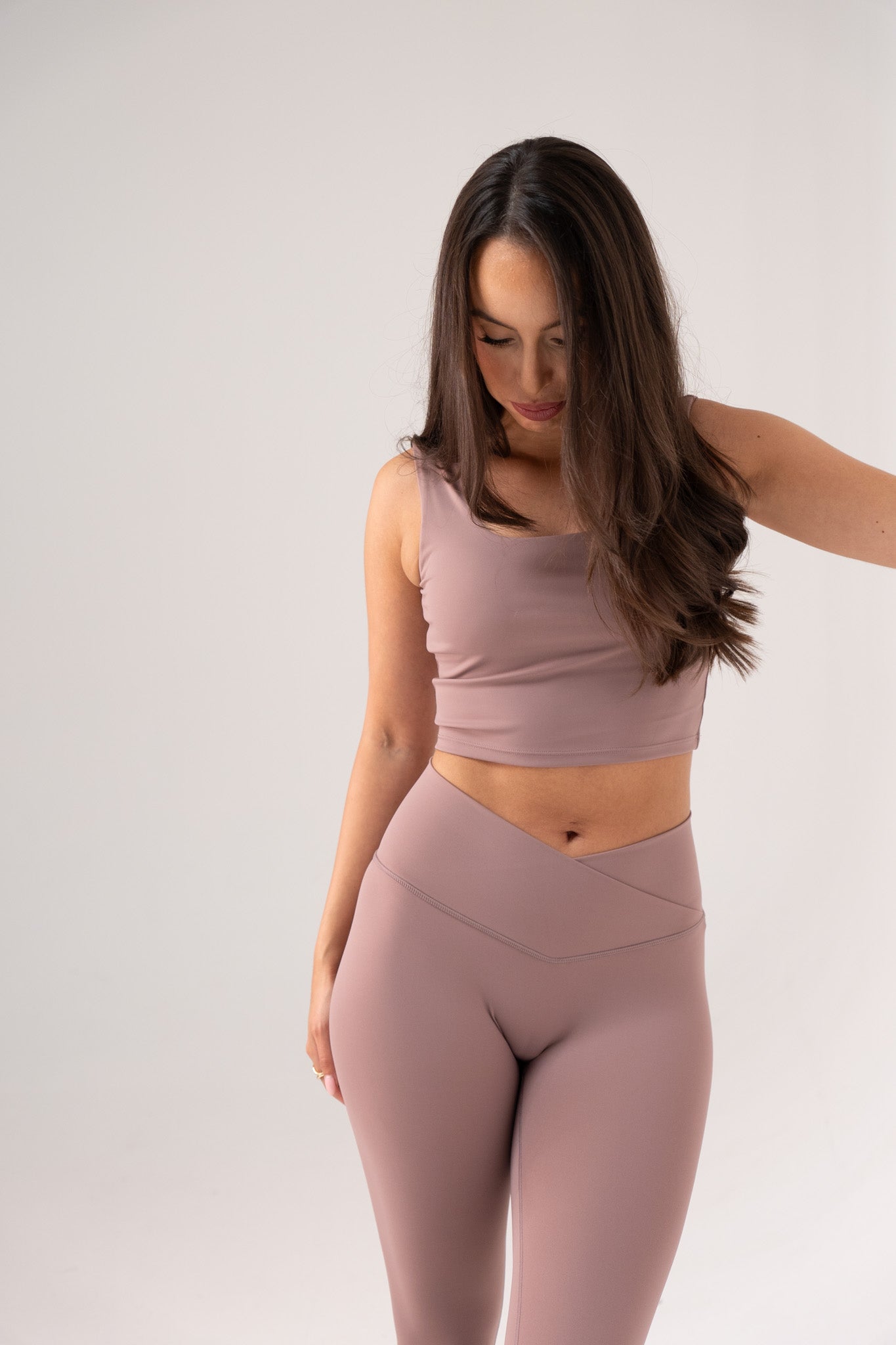 Love Laura Leisure Top In Mauve
