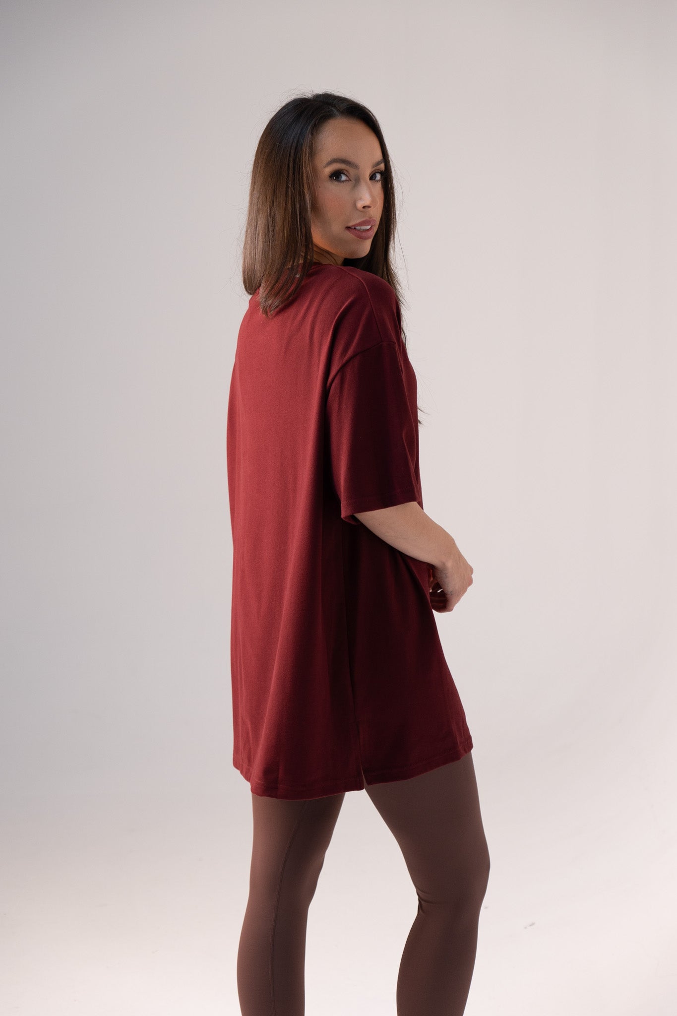 Love Laura T-Shirt In Burgundy