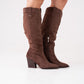 Love Laura Western Boot In Chocolate