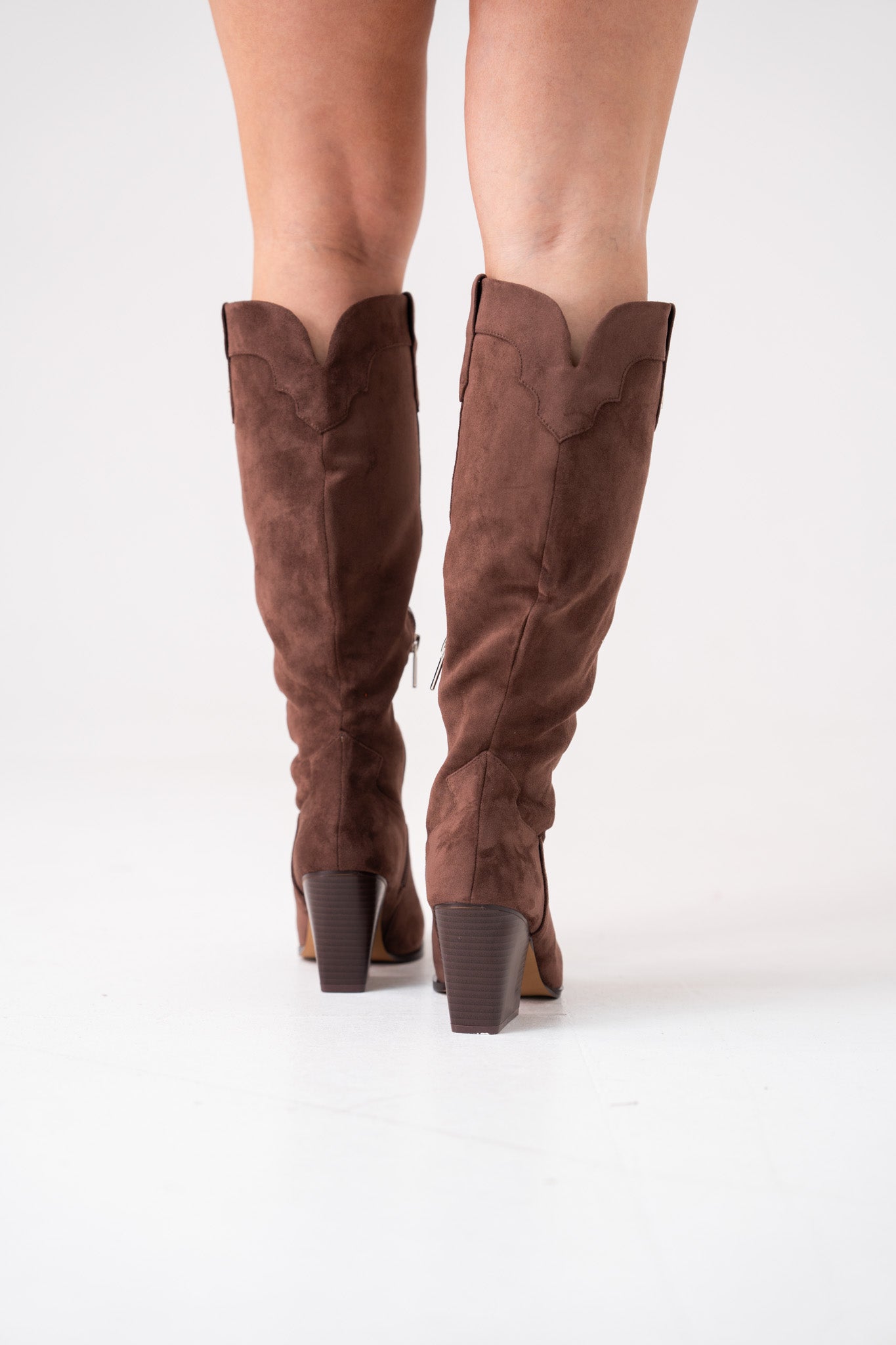 Love Laura Western Boot In Chocolate