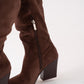Love Laura Western Boot In Chocolate