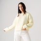 Ella Round Neck Jumper In Lemon