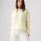 Ella Round Neck Jumper In Lemon