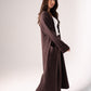 Ella Longline Cardigan In Chocolate