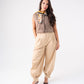 Ella Tapered Trousers In Beige