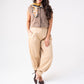 Ella Tapered Trousers In Beige