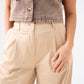 Ella Tapered Trousers In Beige