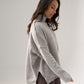 Elsa High Neck Jumper In Taupe
