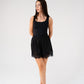 Elsa Lace Trim Shorts In Black