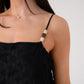 Elsa Longline Lace Cami In Black