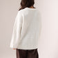 Elsa Round Neck Jumper In White