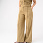 Elsa Straight Leg Trousers In Olive