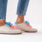 Faith Double Laced Trainers In Neutral