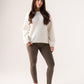 Freya Faux Suede Leggings In Khaki