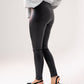 Freya Leather Look Jeggings In Black