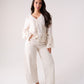 Hayley Embroidered Cardigan In Neutral