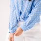 Holly Polka Dot Blouse In Blue