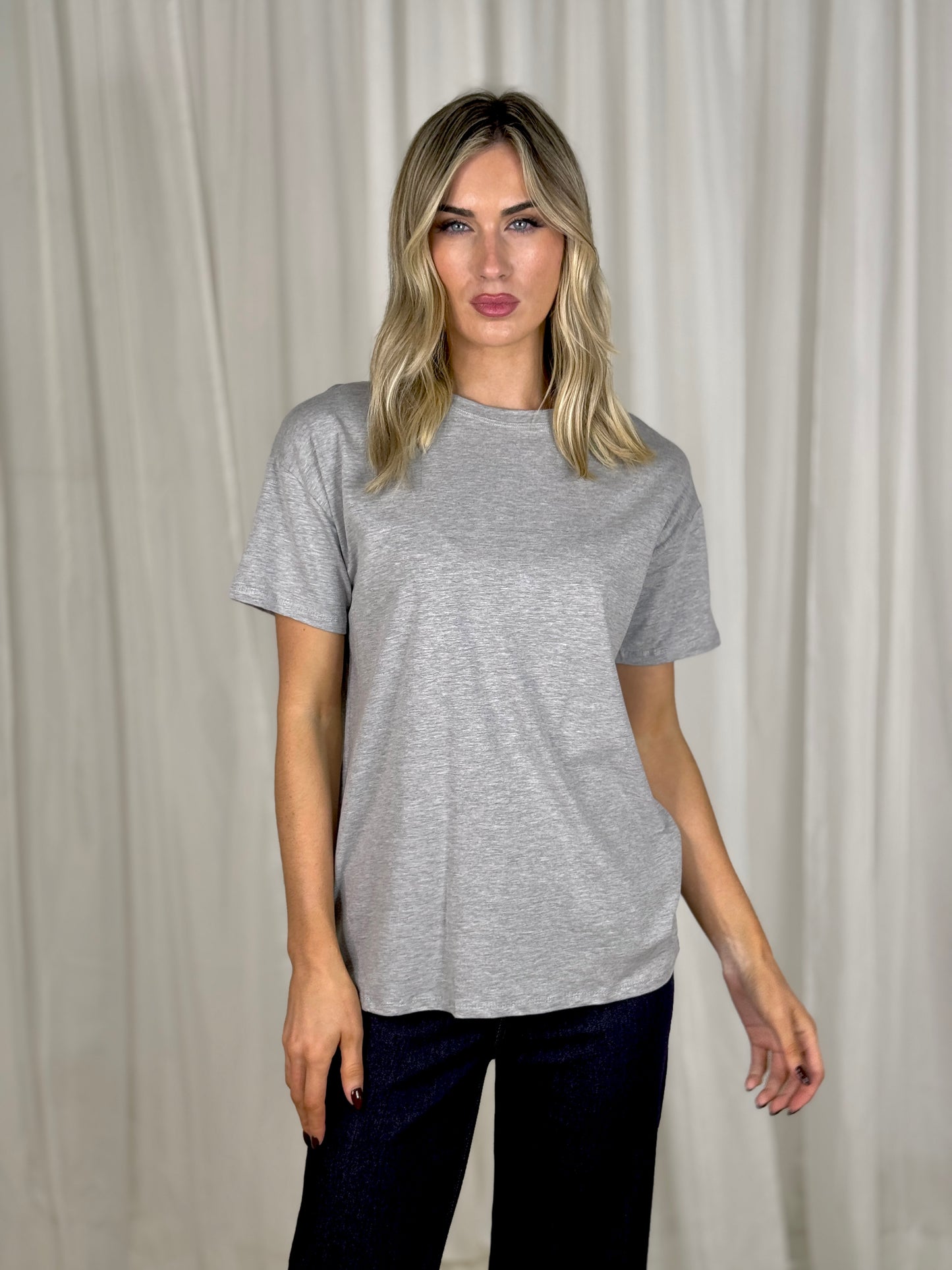 Melanie T-Shirt In Light Grey