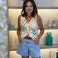 Cindy High Waist Denim Shorts In Light Wash