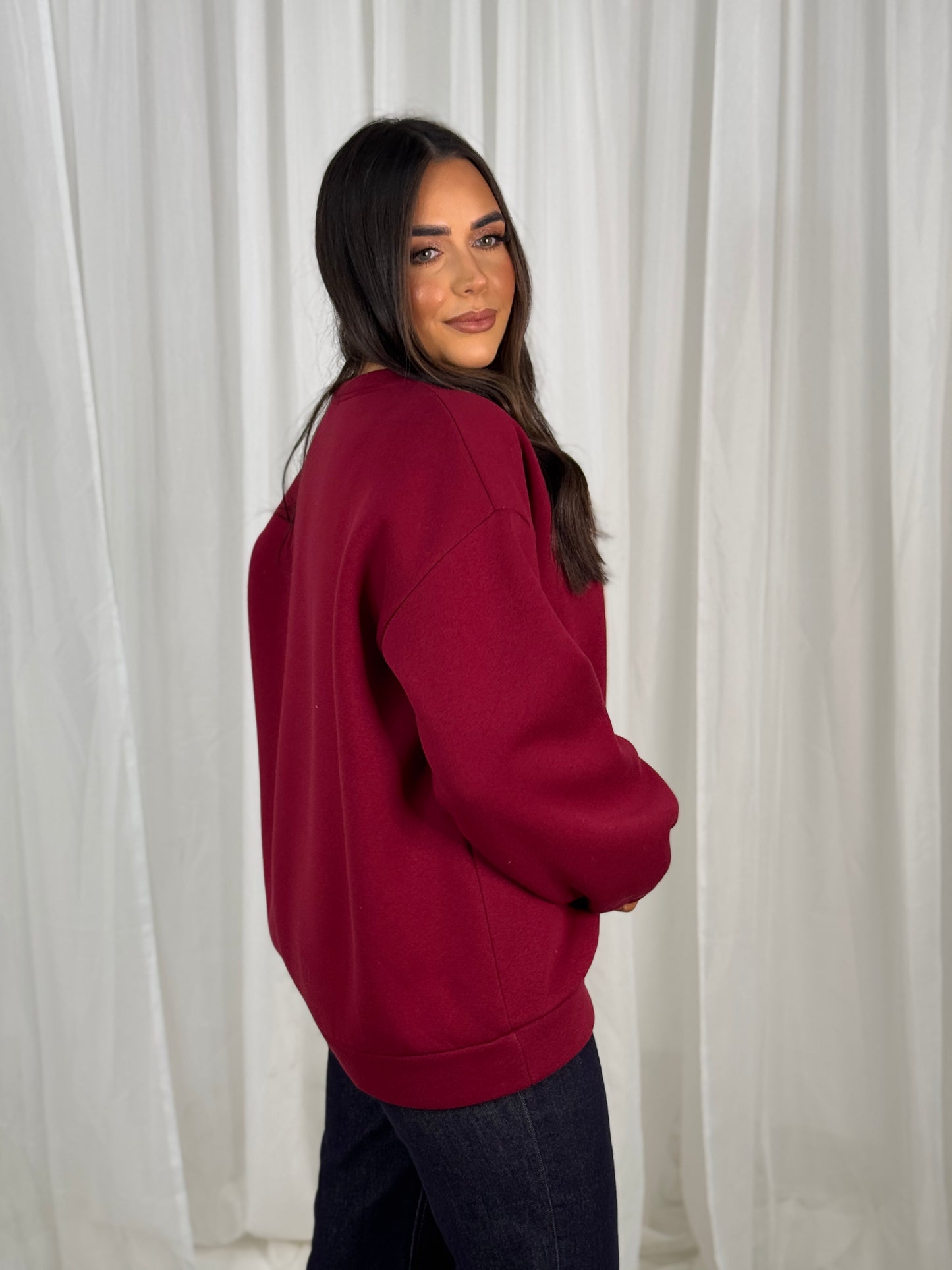 Melanie LA Sweatshirt In Red