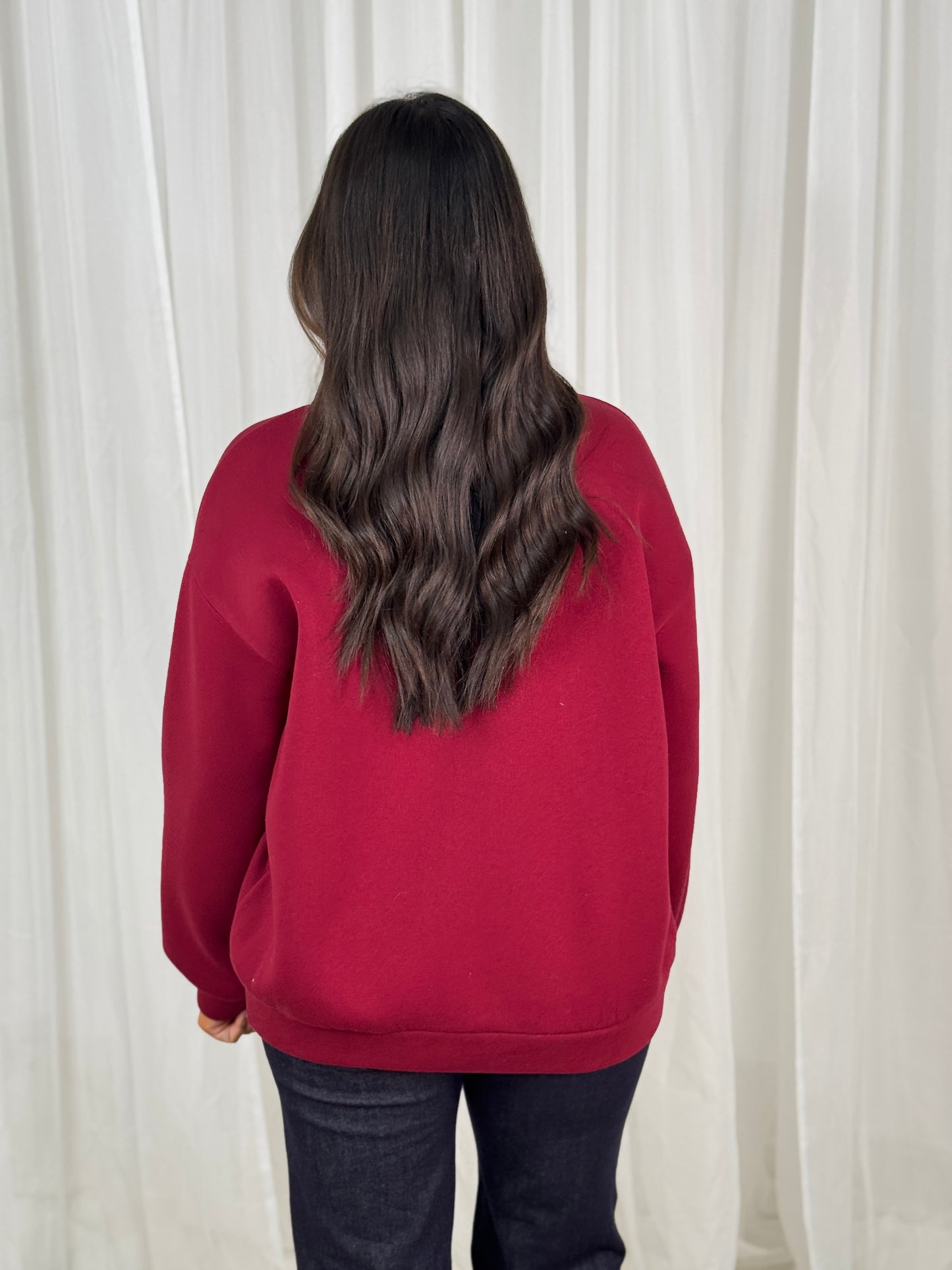 Melanie LA Sweatshirt In Red