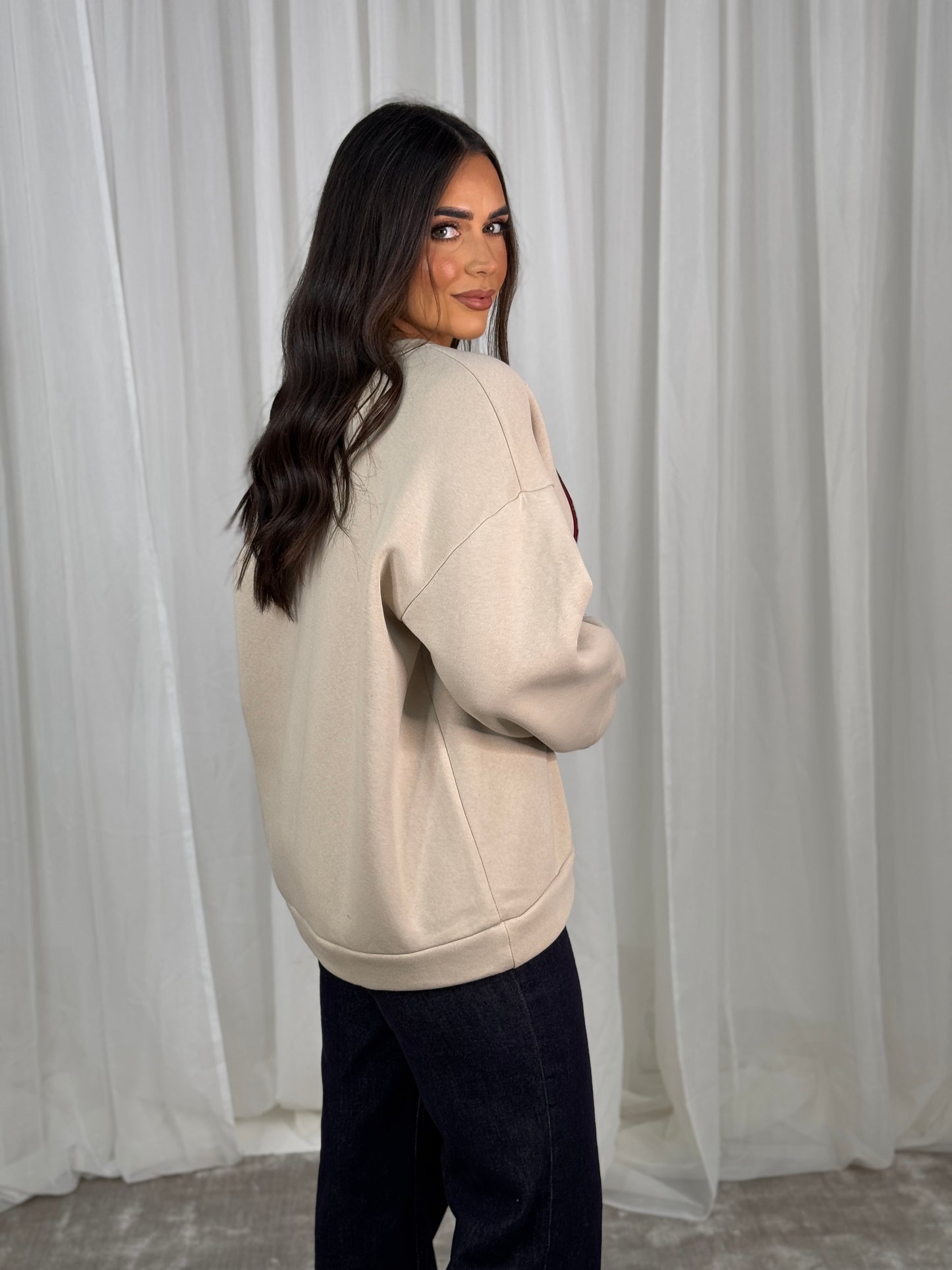 Melanie LA Sweatshirt In Cream