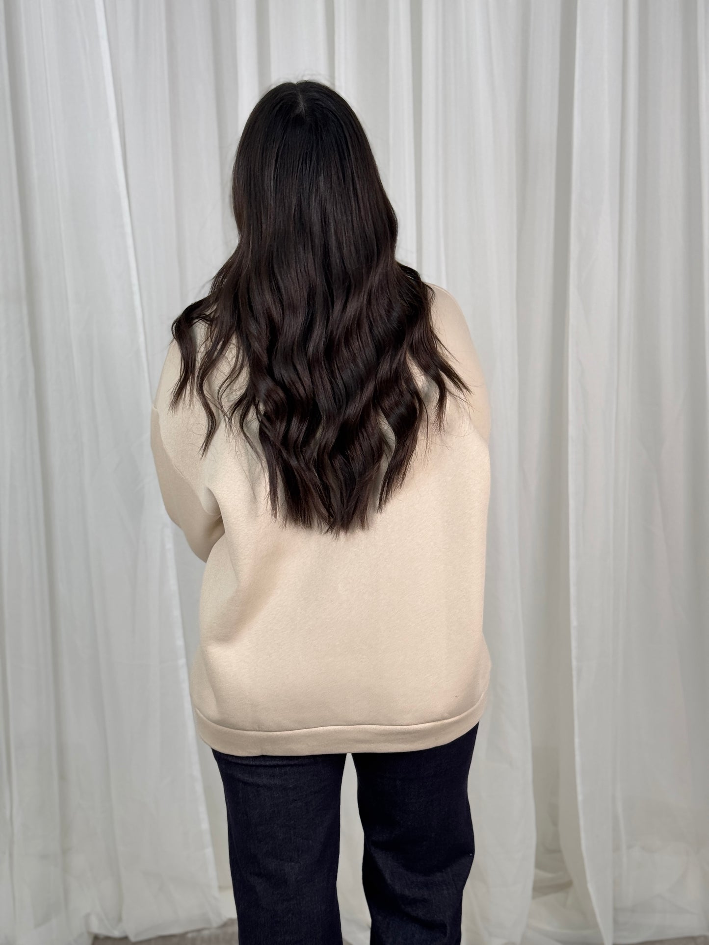 Melanie LA Sweatshirt In Cream